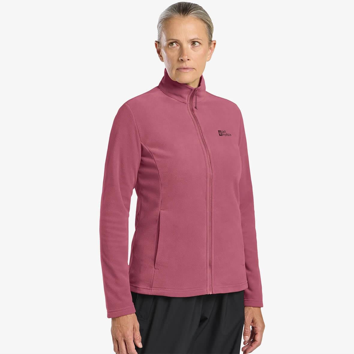 Jack Wolfskin Taunus FZ W Kadın Polar Ceket - Gül Kurusu