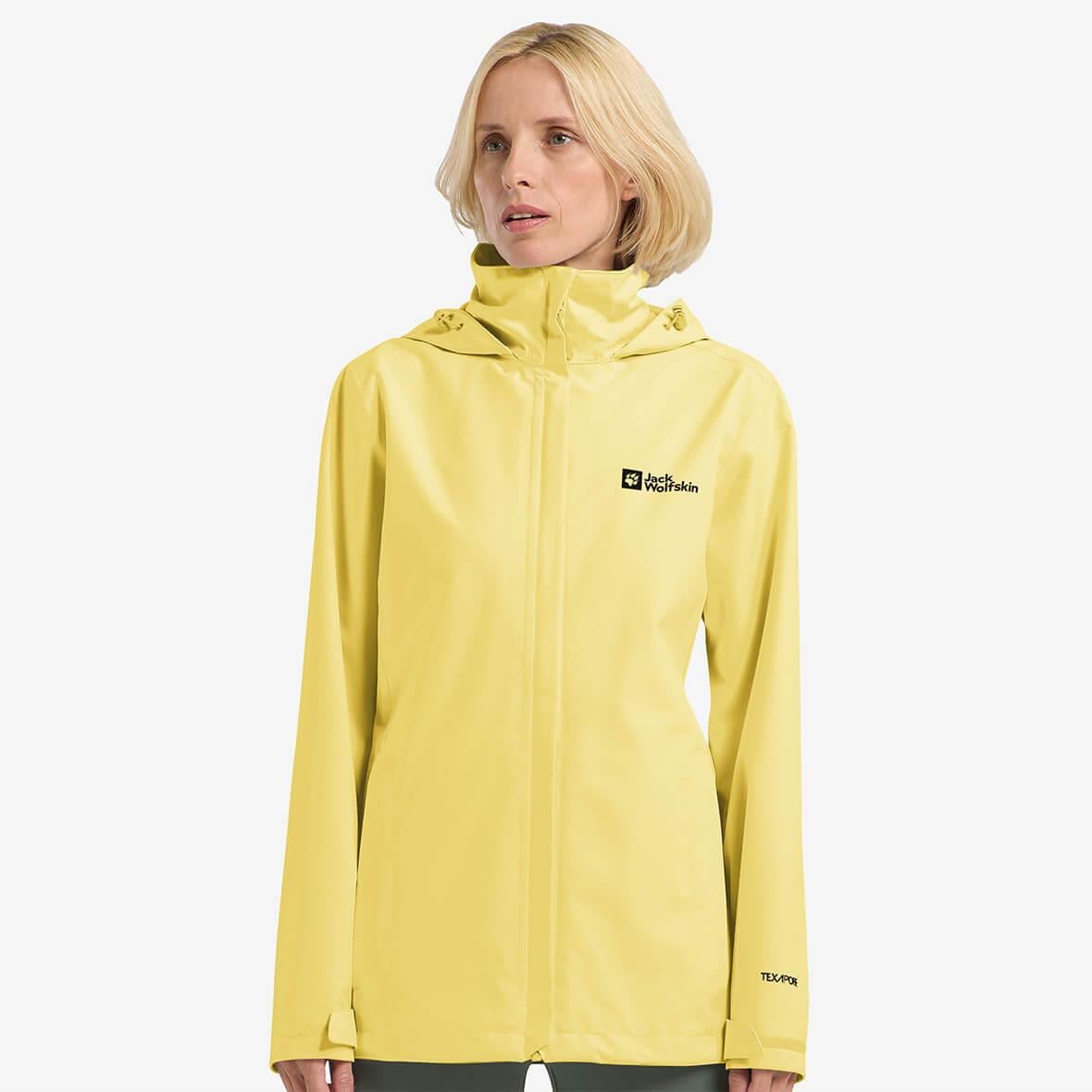 Jack Wolfskin Trail Time 2L JKT W Kadın Ceket - Sarı