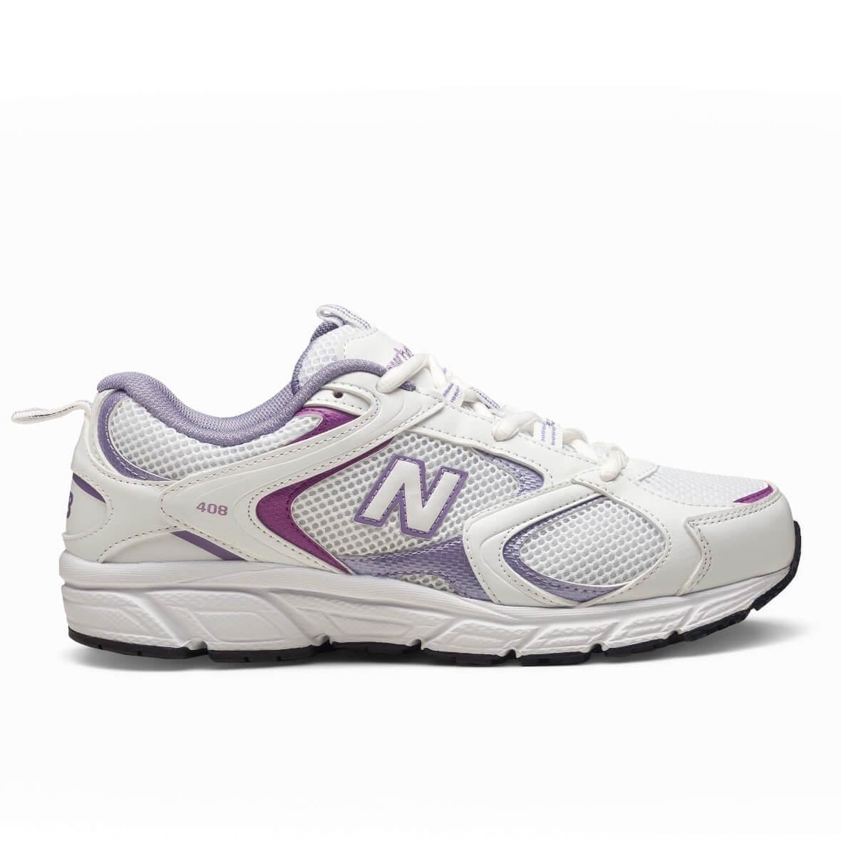 New Balance 408 Kadın Sneaker - Beyaz / Lila