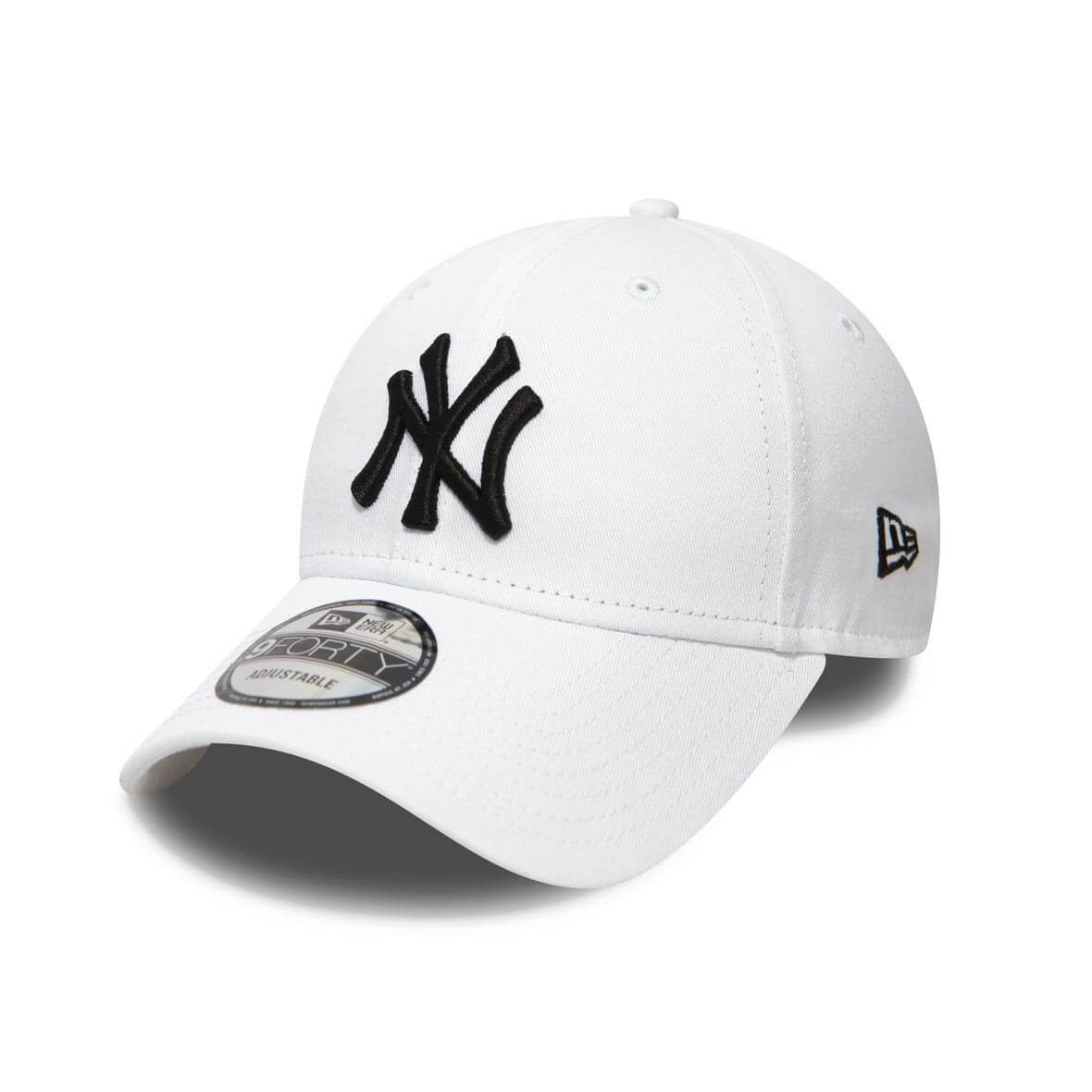 New Era Şapka - 9FORTY League Basic New York Yankees White/Black