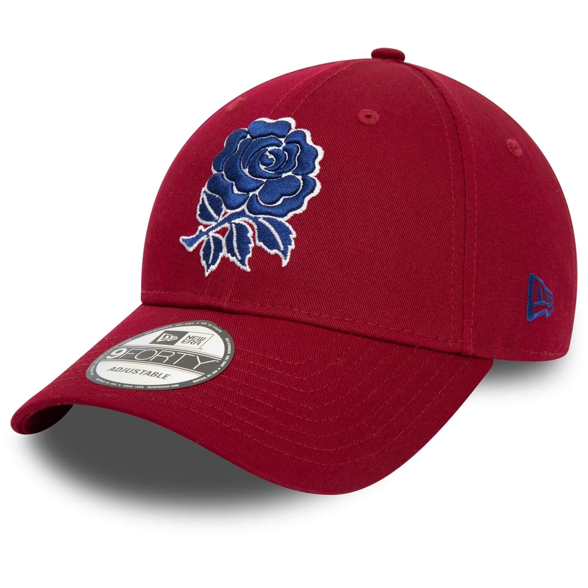 New Era Şapka - England RFU Kit Hookup 9FORTY - Bordo