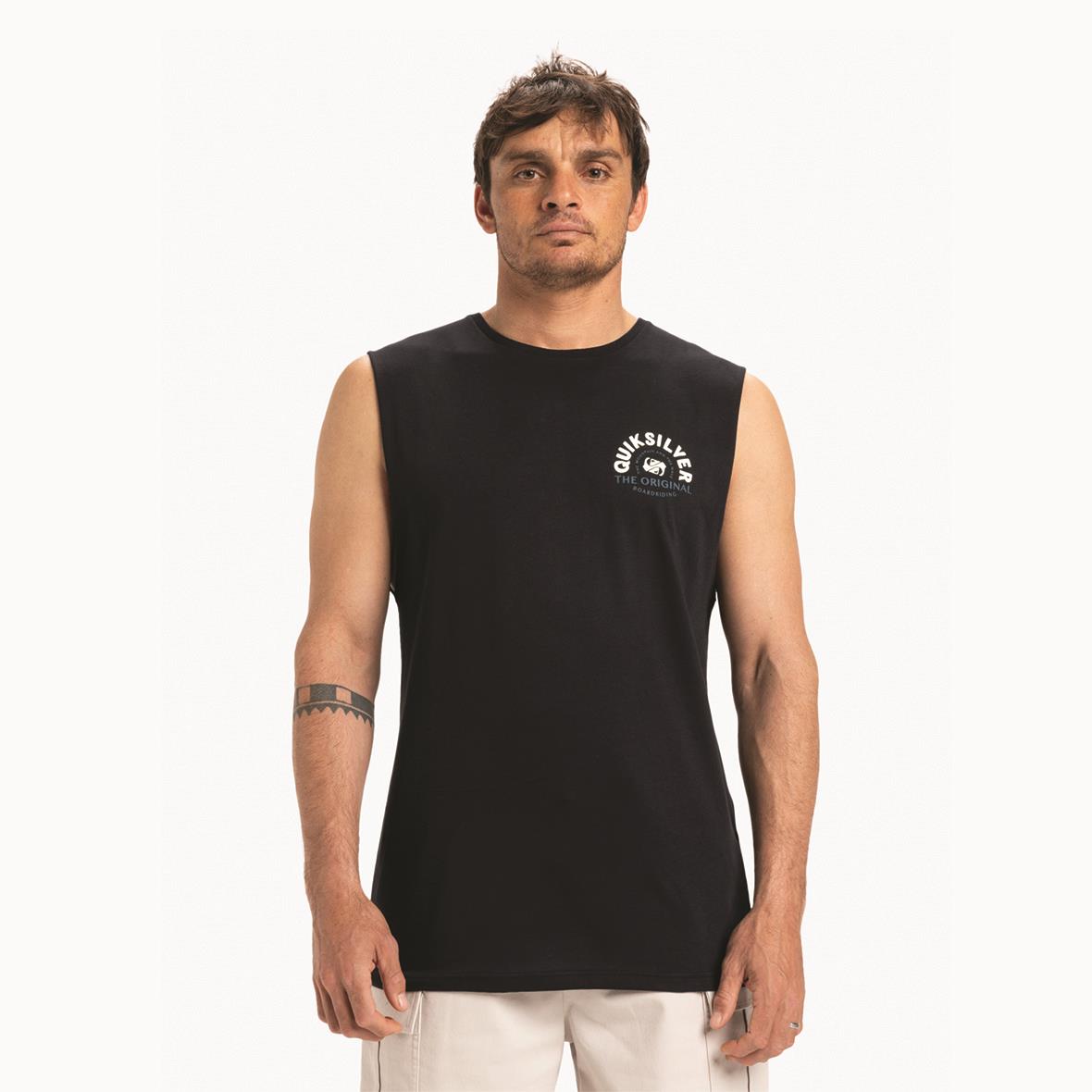 Quiksilver Ev Summer Road Muscle Tank Erkek Atlet - Siyah