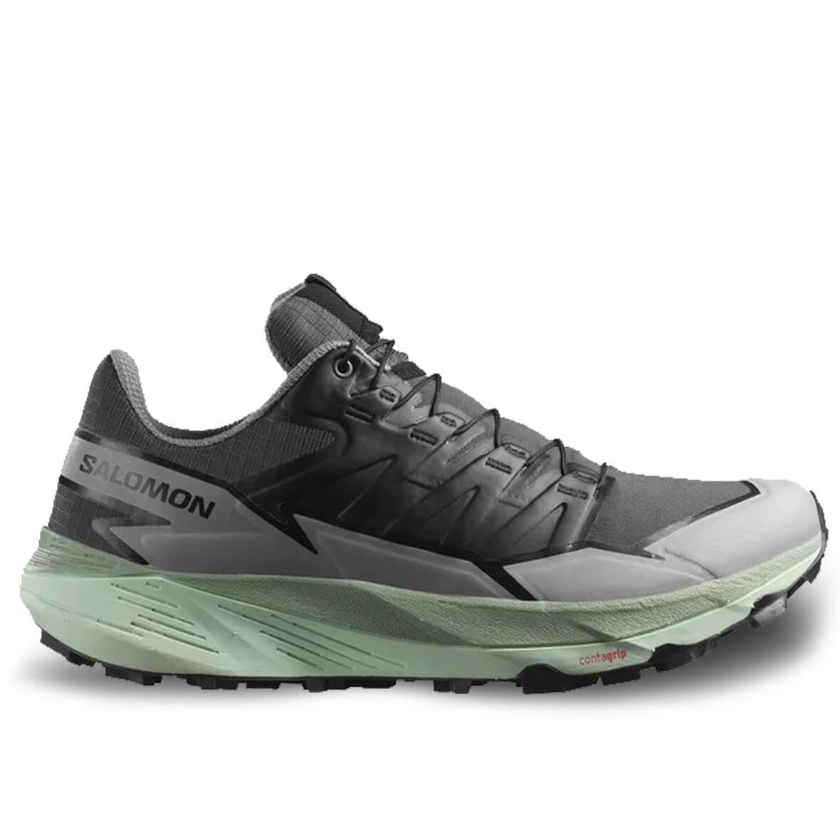Salomon Thundercross Erkek Koşu Ayakkabısı - Gri / Siyah