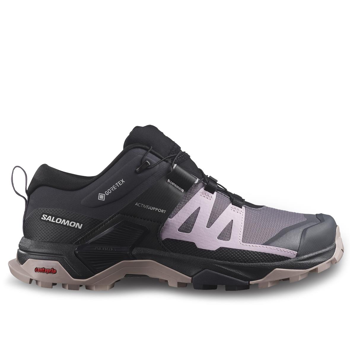 Salomon X Ultra 4 GTX W Gore-Tex Kadın Outdoor Ayakkabı - Gül Kurusu