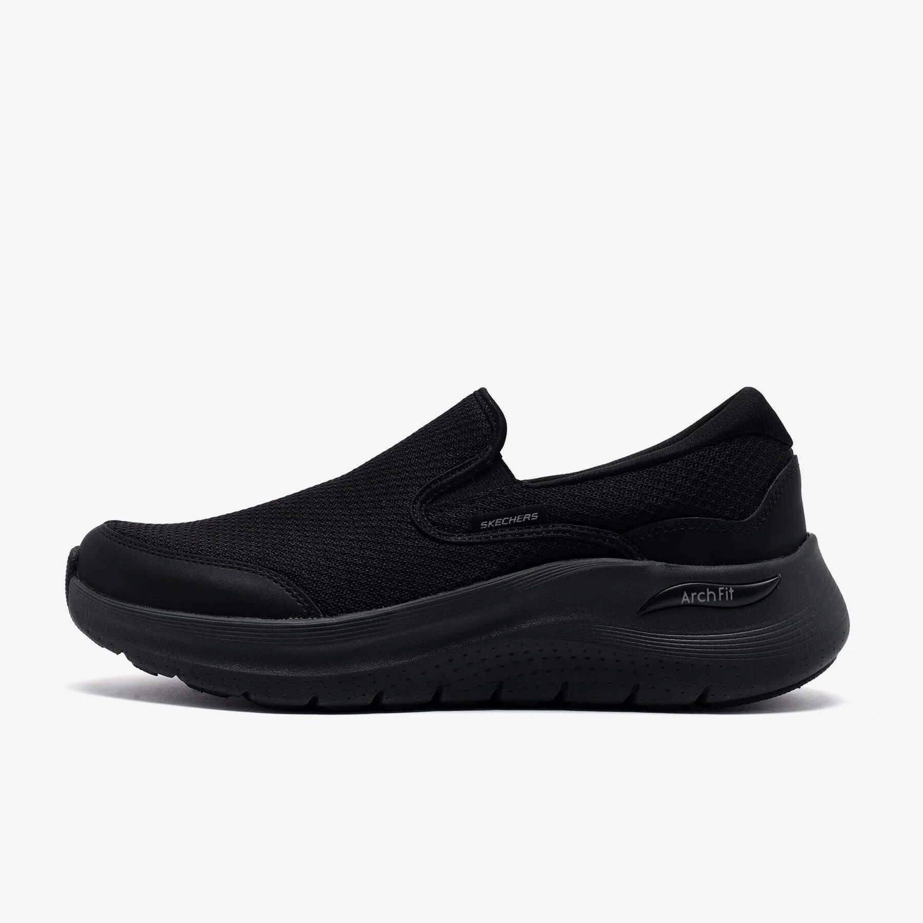 Skechers Arch Fit 2.0 - Vallo 232706TK BBK Erkek Sneaker - Siyah