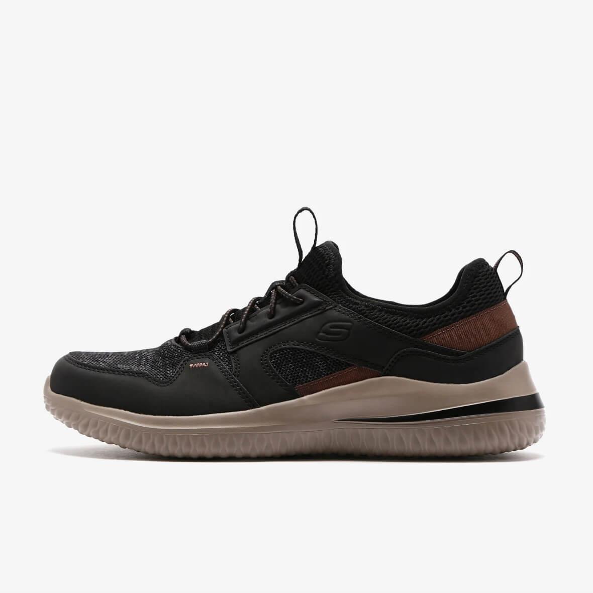 Skechers Delson 3.0 210797 BLK Erkek Günlük Ayakkabı - Siyah
