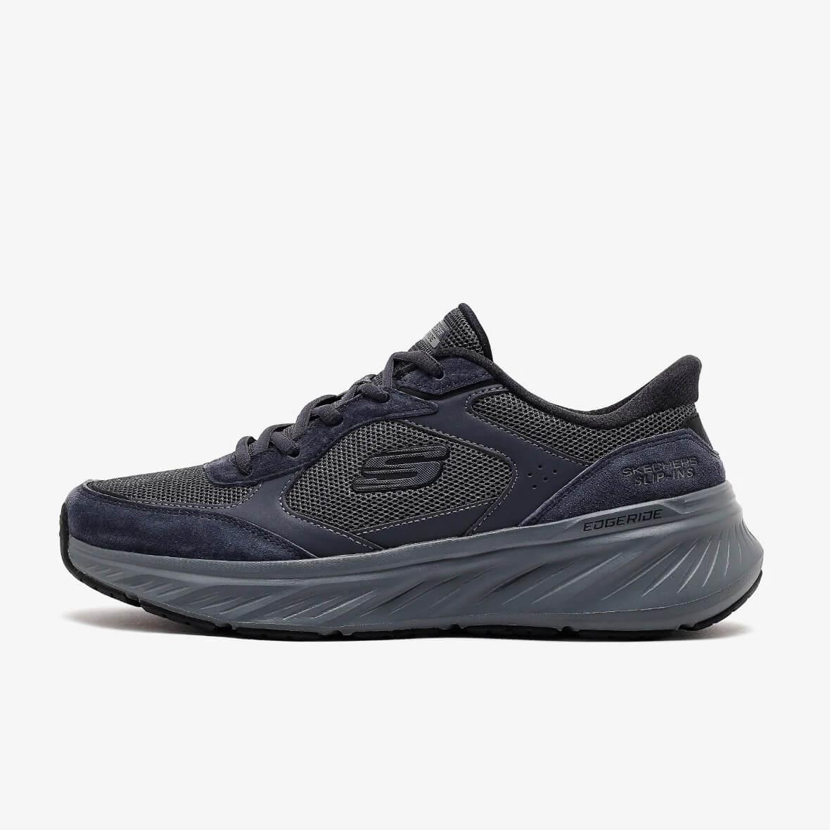 Skechers Edgeride 232947TK CCGY Erkek Spor Ayakkabı - Gri
