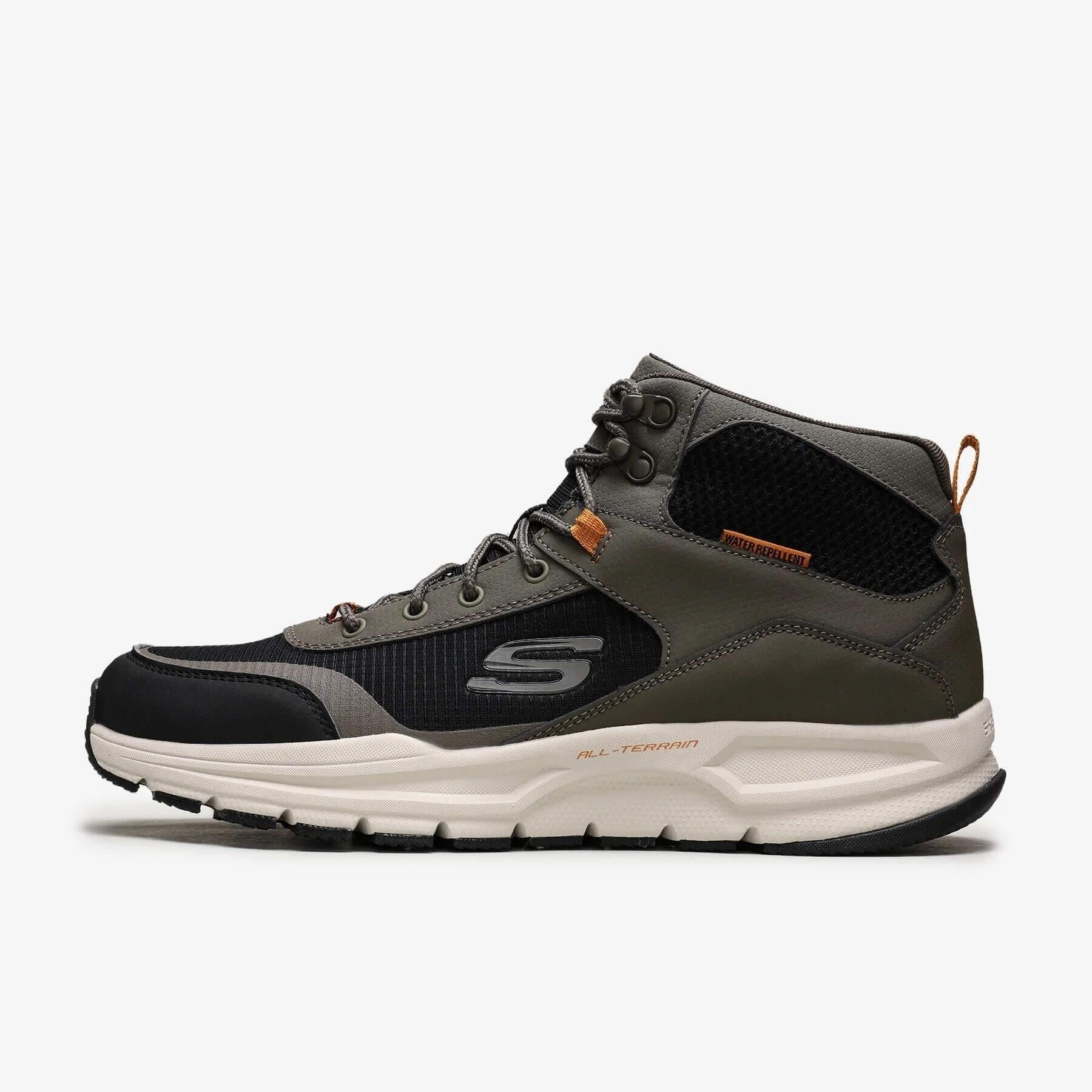 Skechers Escape Plan 2.0 - Woodrock 51705 OLBK Erkek Outdoor Bot - Haki