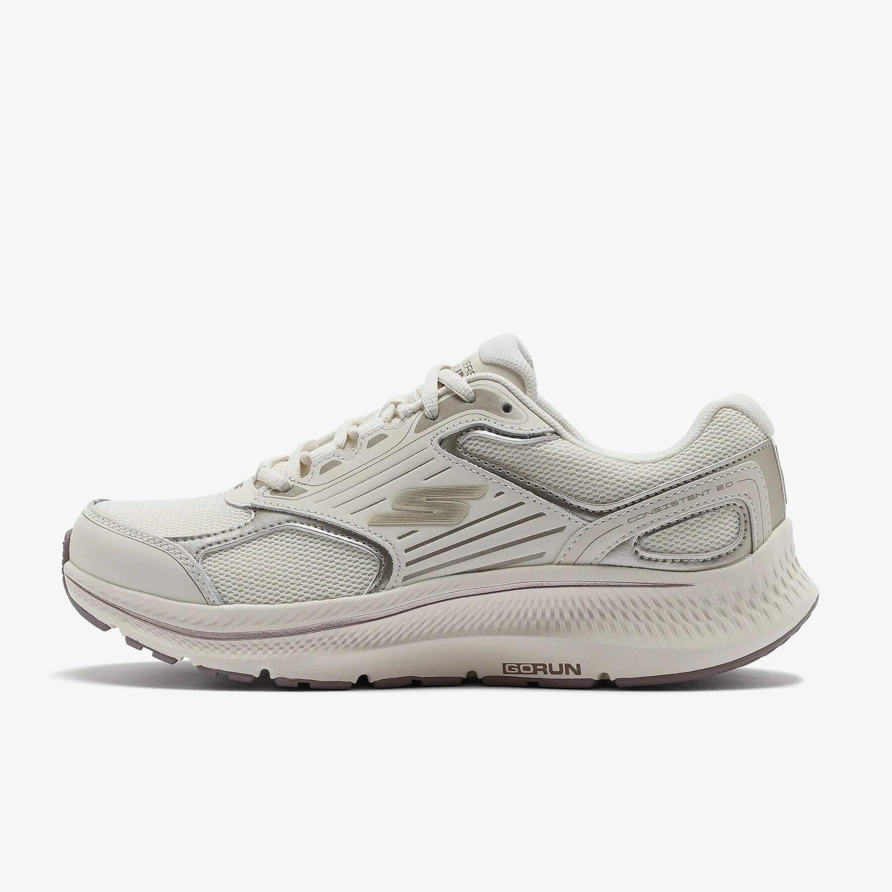 Skechers Go Run Consistent 2.0 - Advantage 128606 NAT Kadın Sneaker - Bej