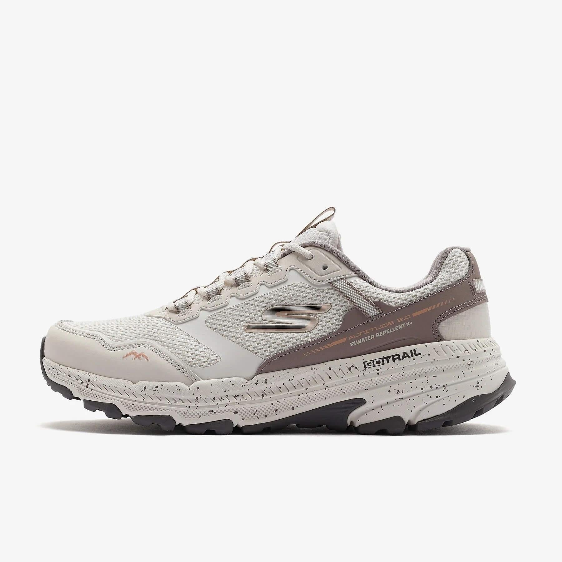 Skechers Go Run Trail Altitude 2.0 - Ravine 129525 NTTP Kadın Ayakkabı - Ekru