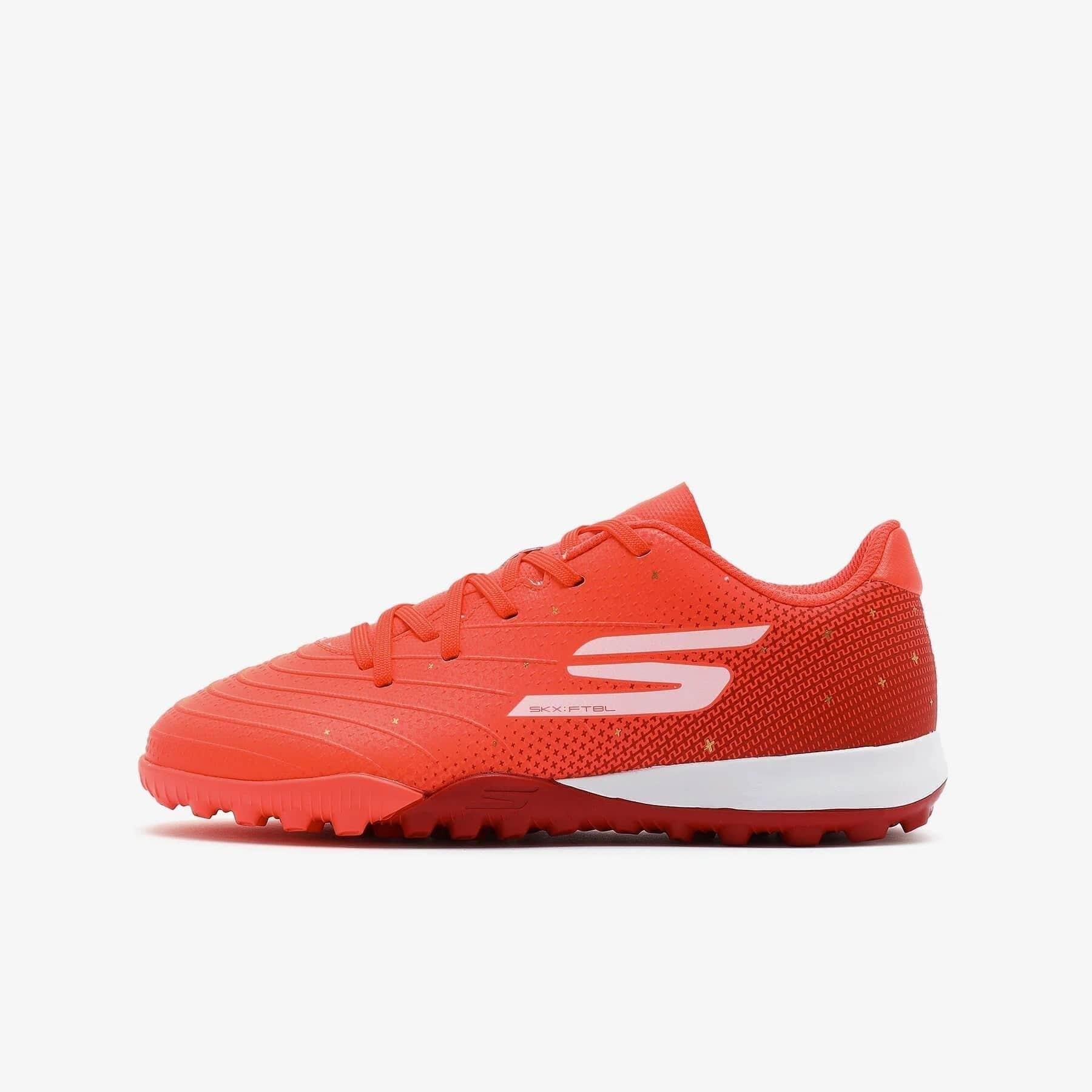 Skechers Jr Youth Tf 252075L CRL Çocuk Krampon - Mercan Kırmızı