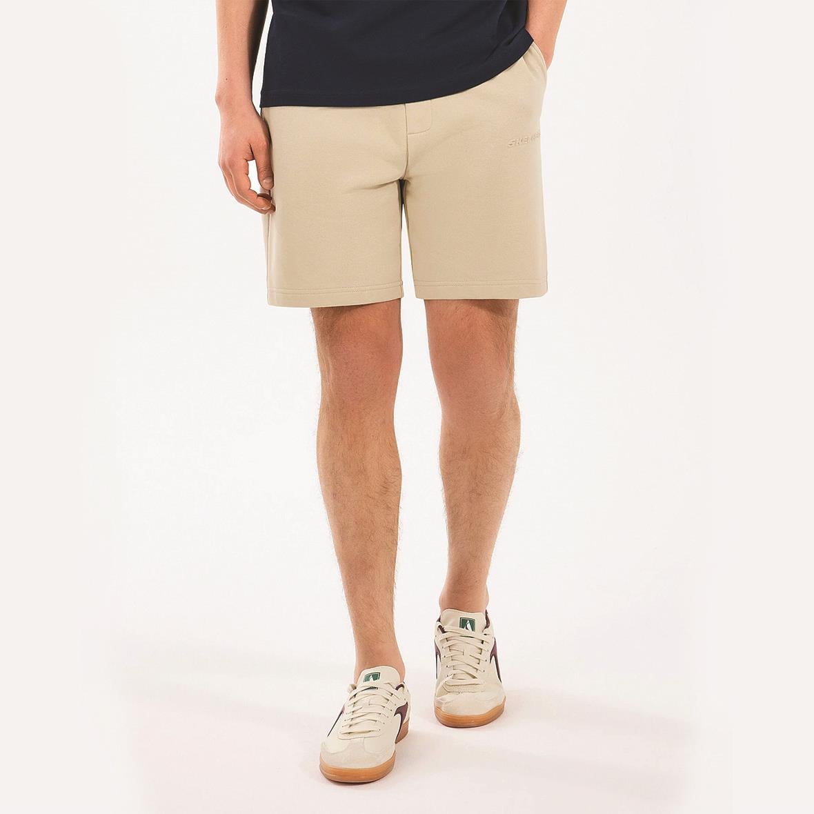Skechers M Essential Sweat Short S2510064-013 Erkek Şort - Bej
