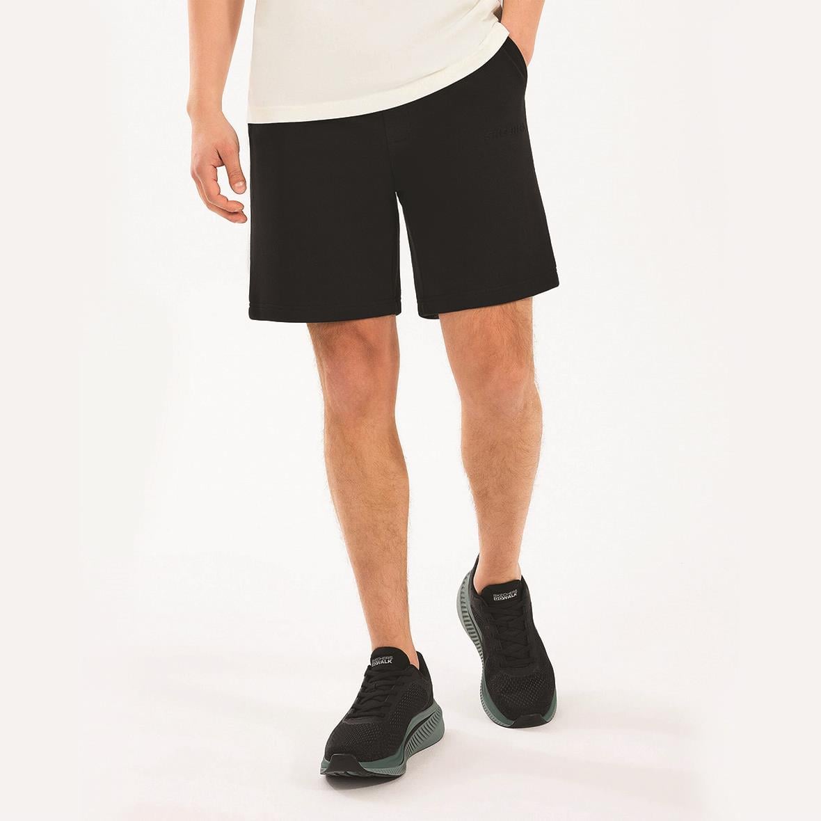 Skechers M Essential Sweat Short S2510064-001 Erkek Şort - Siyah