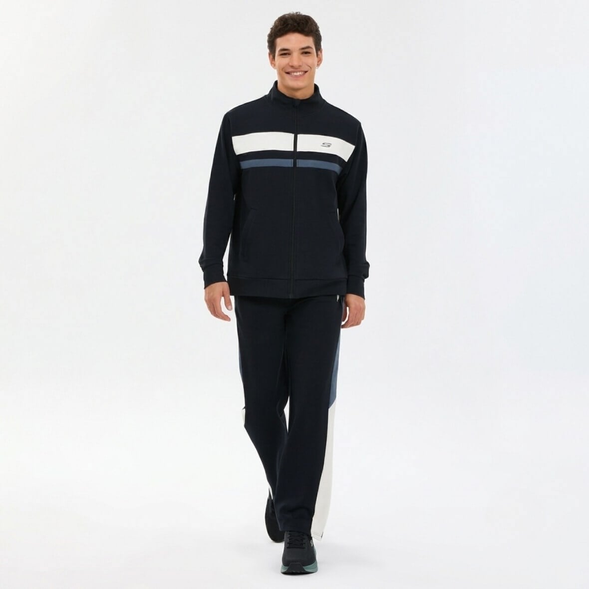 Skechers M Performance Coll. Track Suit S2610008-3817 Erkek Eşofman Takımı - Siyah
