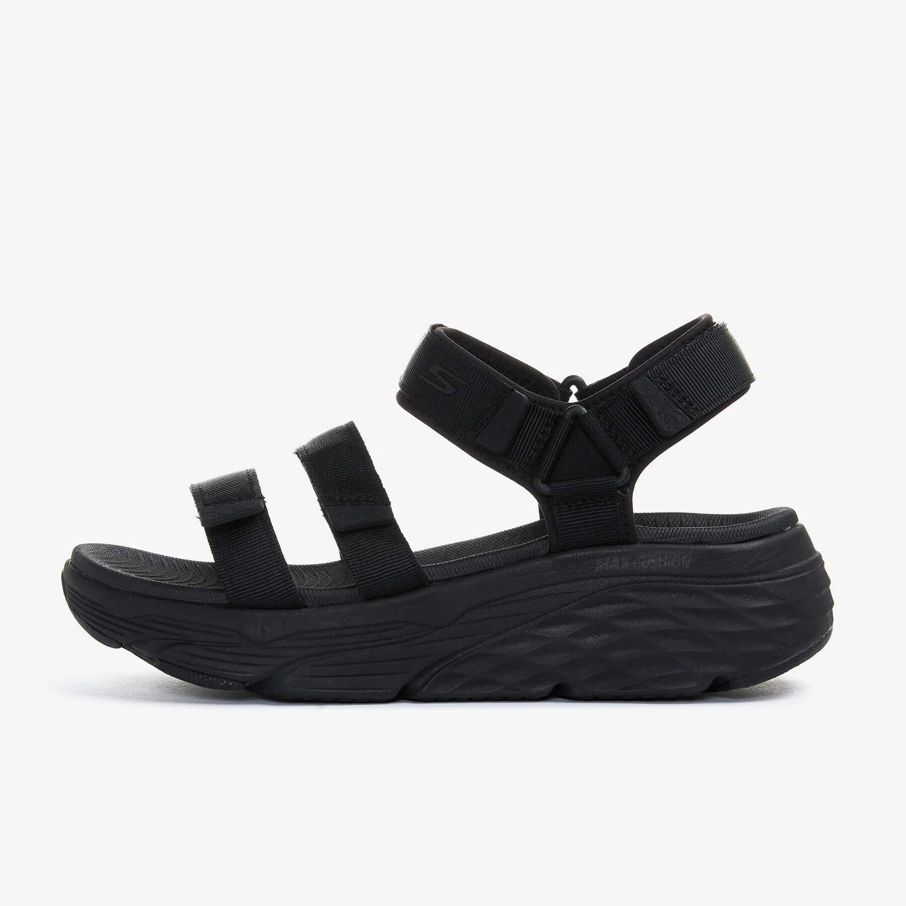 Skechers Max Cushioning - Lured 140218 NAT Kadın Sandalet - Siyah