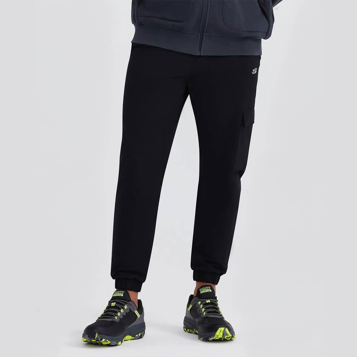 Skechers Micro Collection M Jogger Woven Pant S222080-001 Erkek Eşofman Altı- Siyah