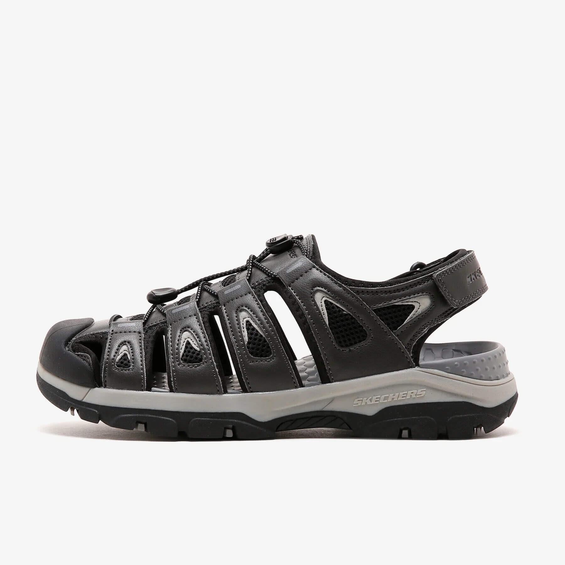 Skechers Tresmen 204111 GRY Erkek Sandalet - Antrasit
