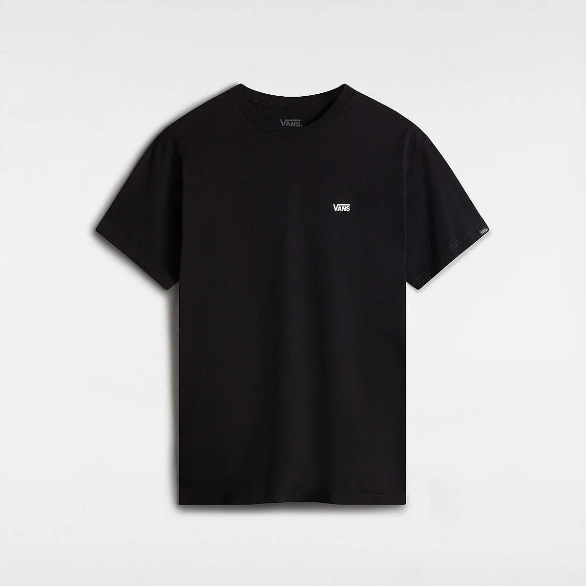 Vans Left Chest Logo Erkek T-Shirt - Siyah