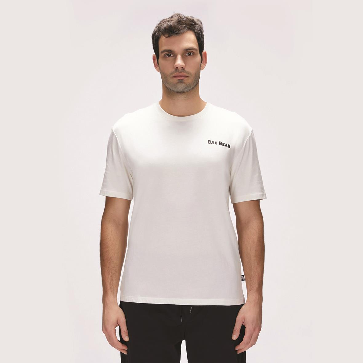  Bad Bear Eddy Erkek T-Shirt - Ekru
