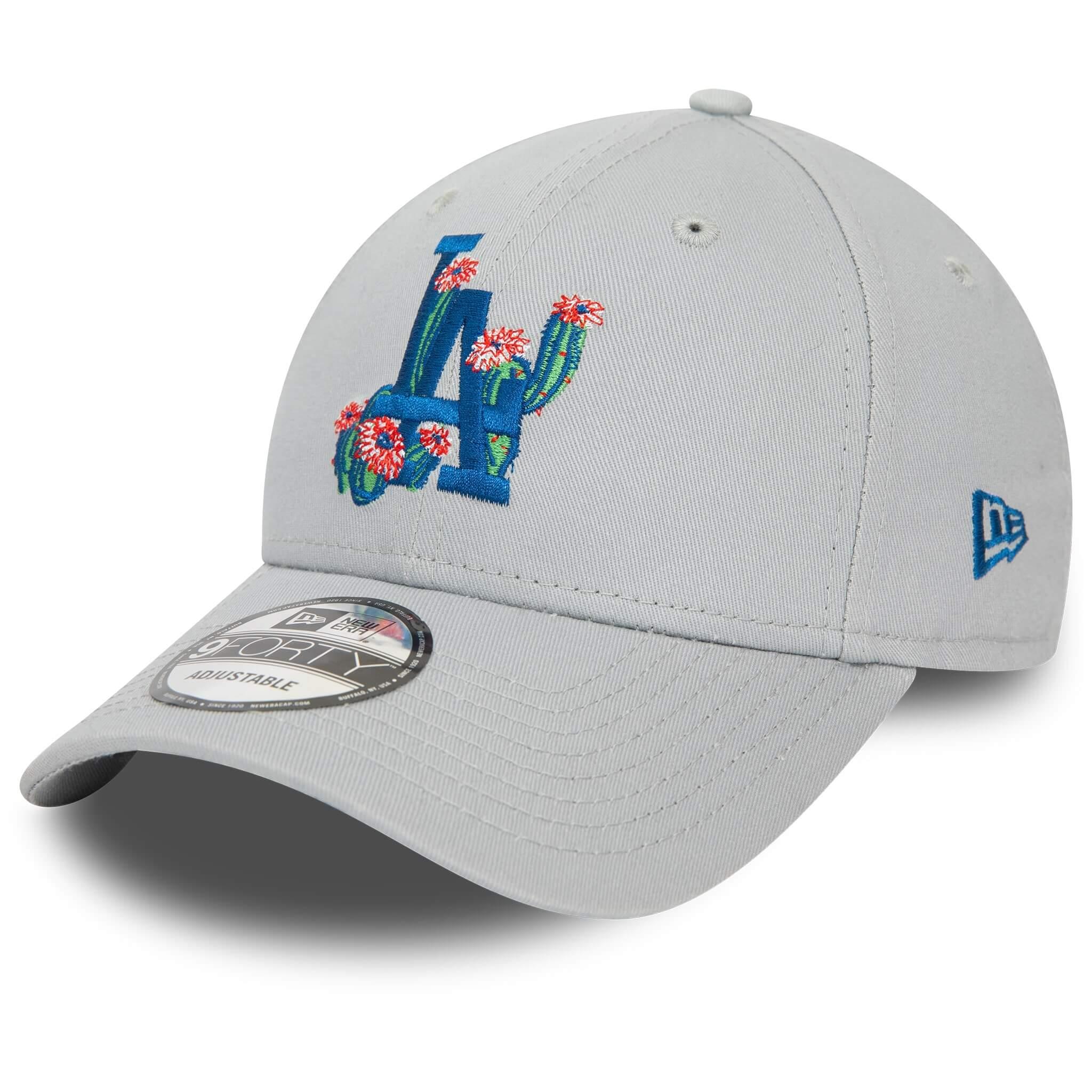  New Era Şapka - Flower Icon 9FORTY Los Angeles Dodgers - Gri