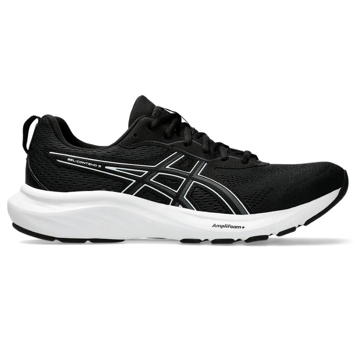 Asics Gel-Contend 9 Erkek Koşu Ayakkabısı - Siyah / Beyaz