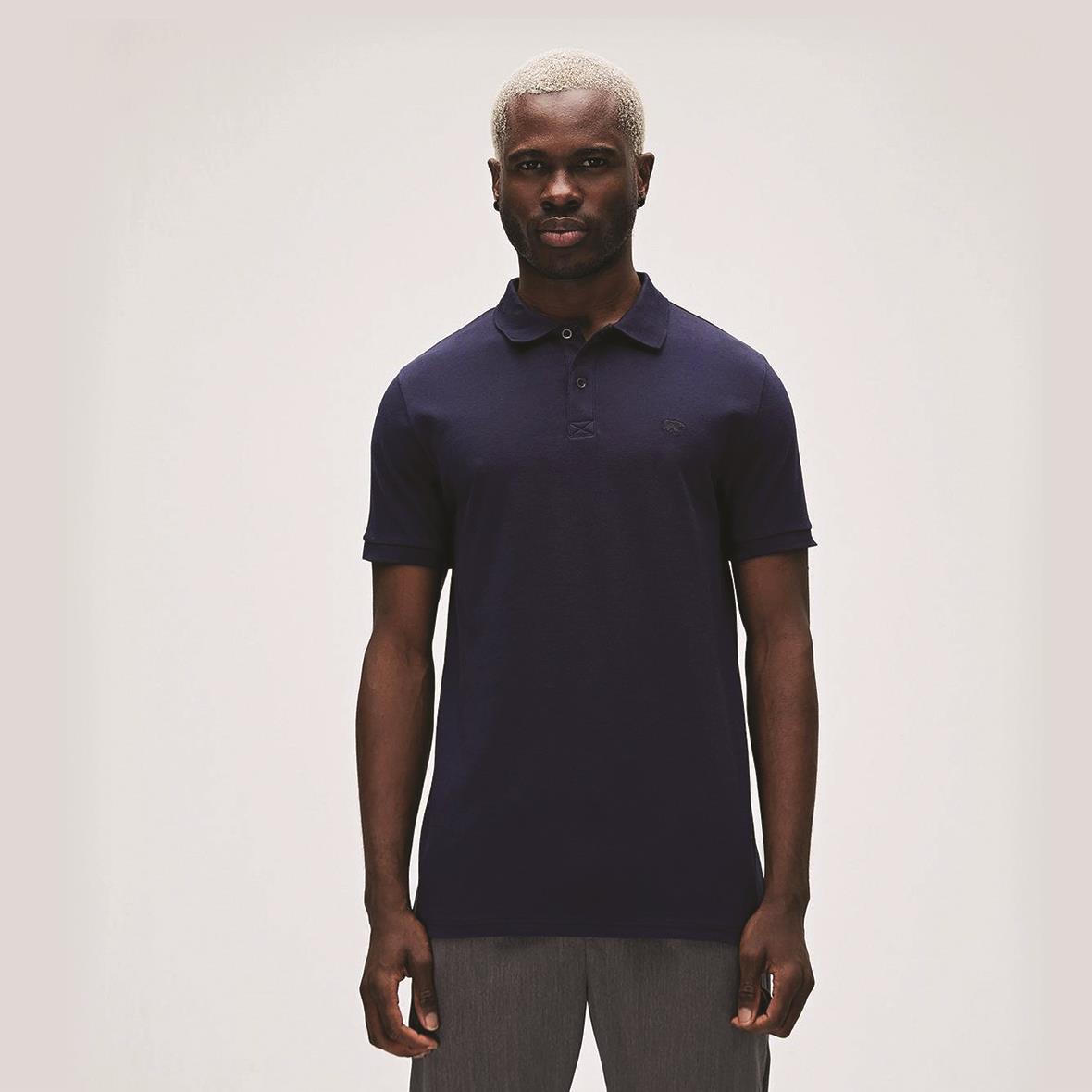 Bad Bear Stark Polo Yaka Erkek T-Shirt - Lacivert