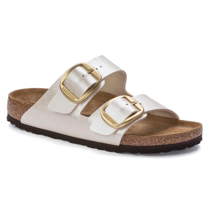 Birkenstock Arizona Big Buckle Kadın Terlik - İnci Beyazı
