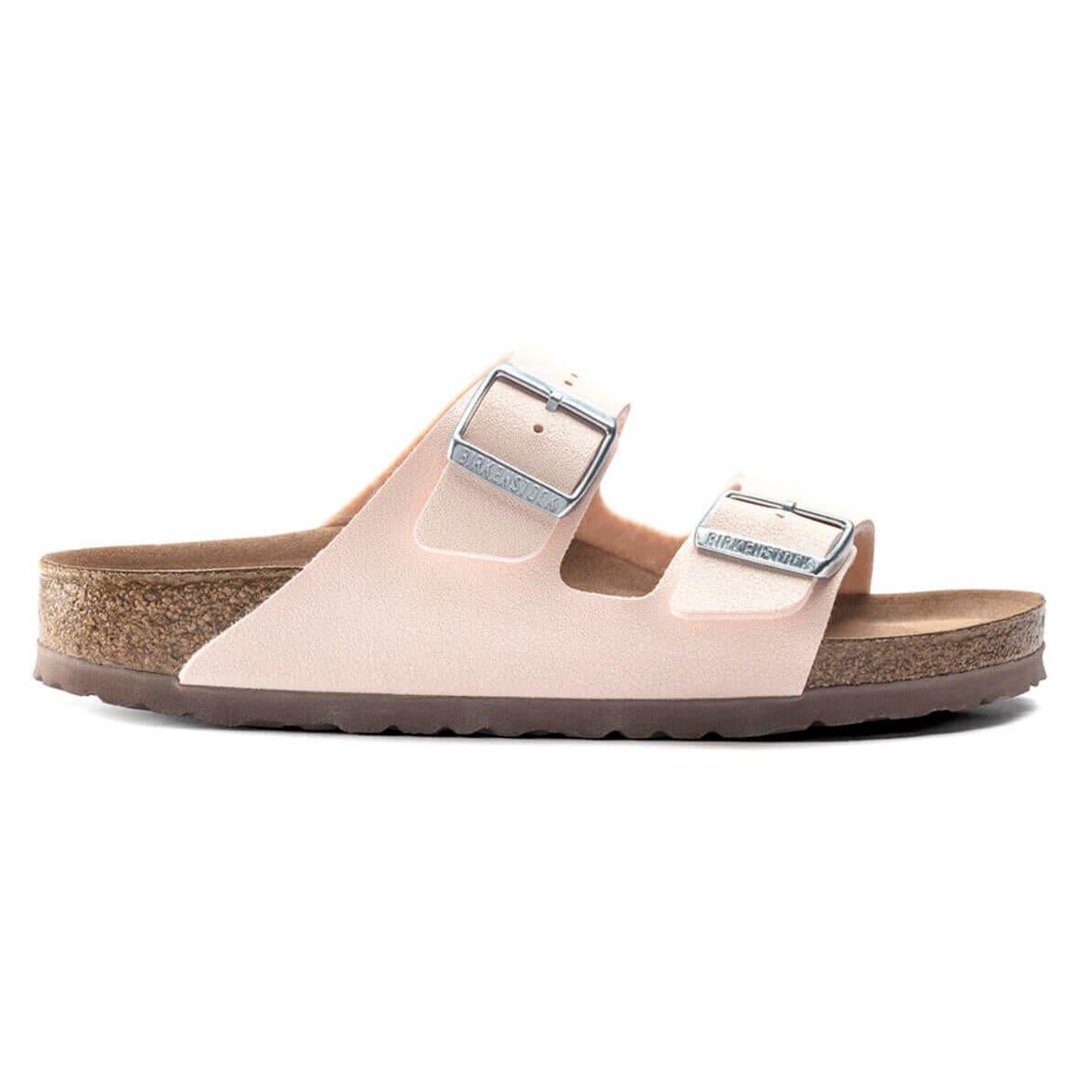 Birkenstock Arizona Earthy Vegan Bayan Terlik - Açık Gül