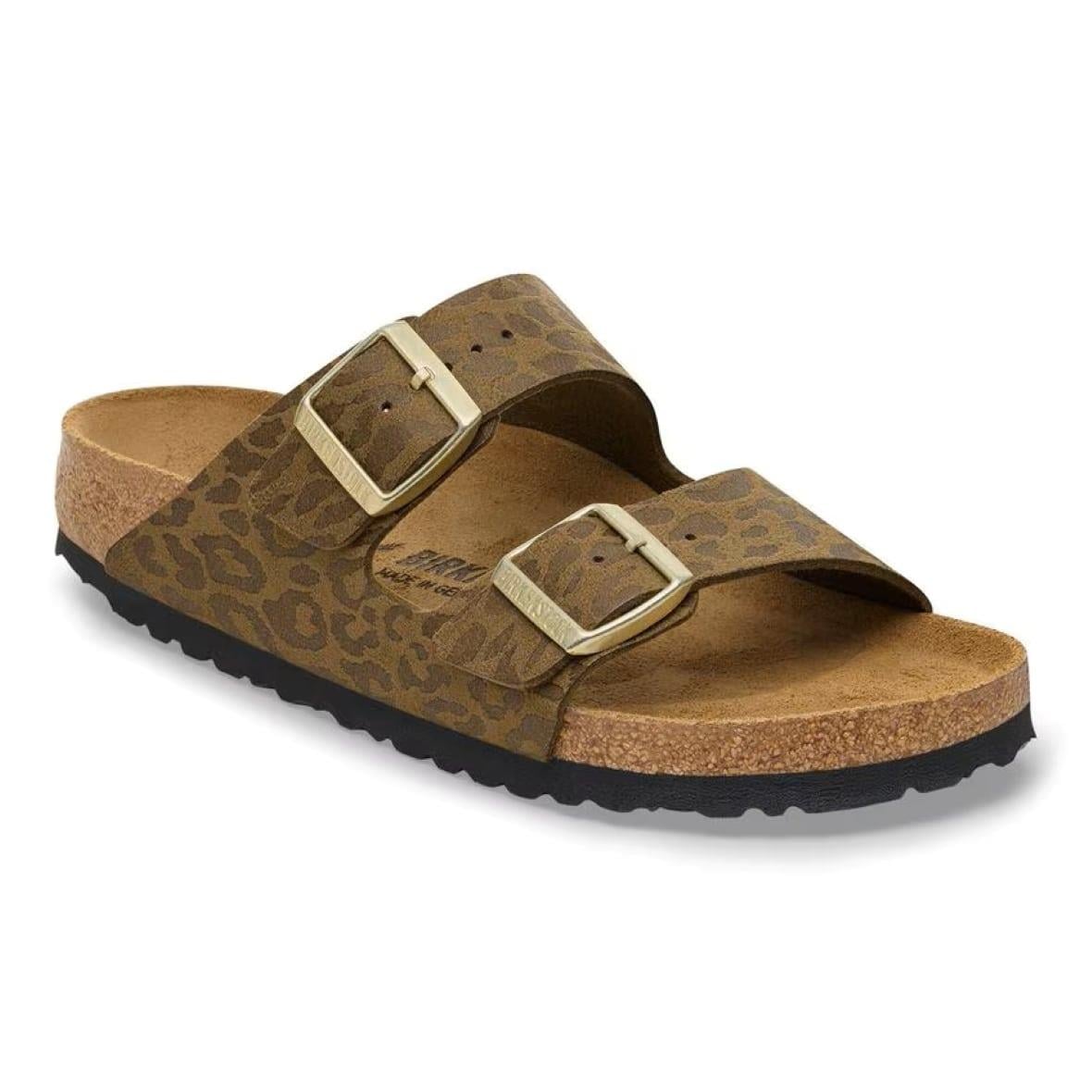 Birkenstock Arizona Kadın Terlik - Leopar / Haki