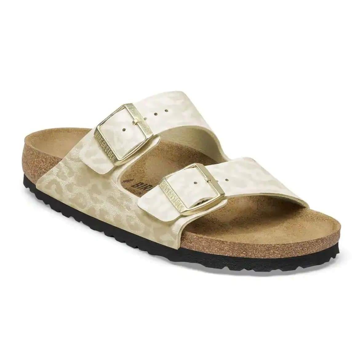 Birkenstock Arizona Kadın Terlik - Leopar / Ekru