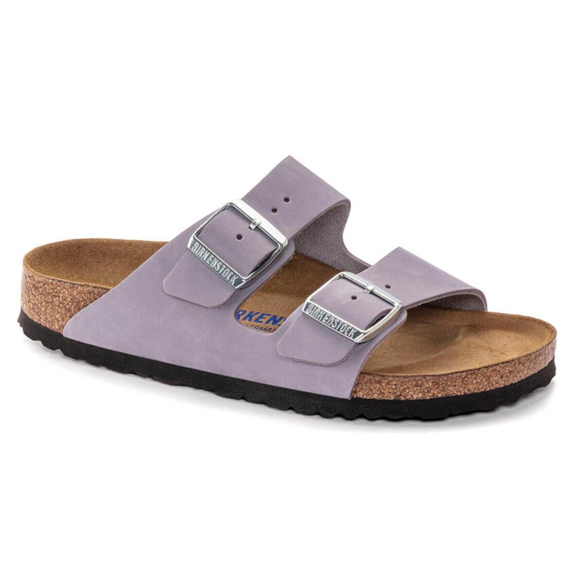 Birkenstock Arizona Soft Footbed Kadın Terlik - Sisli Mor