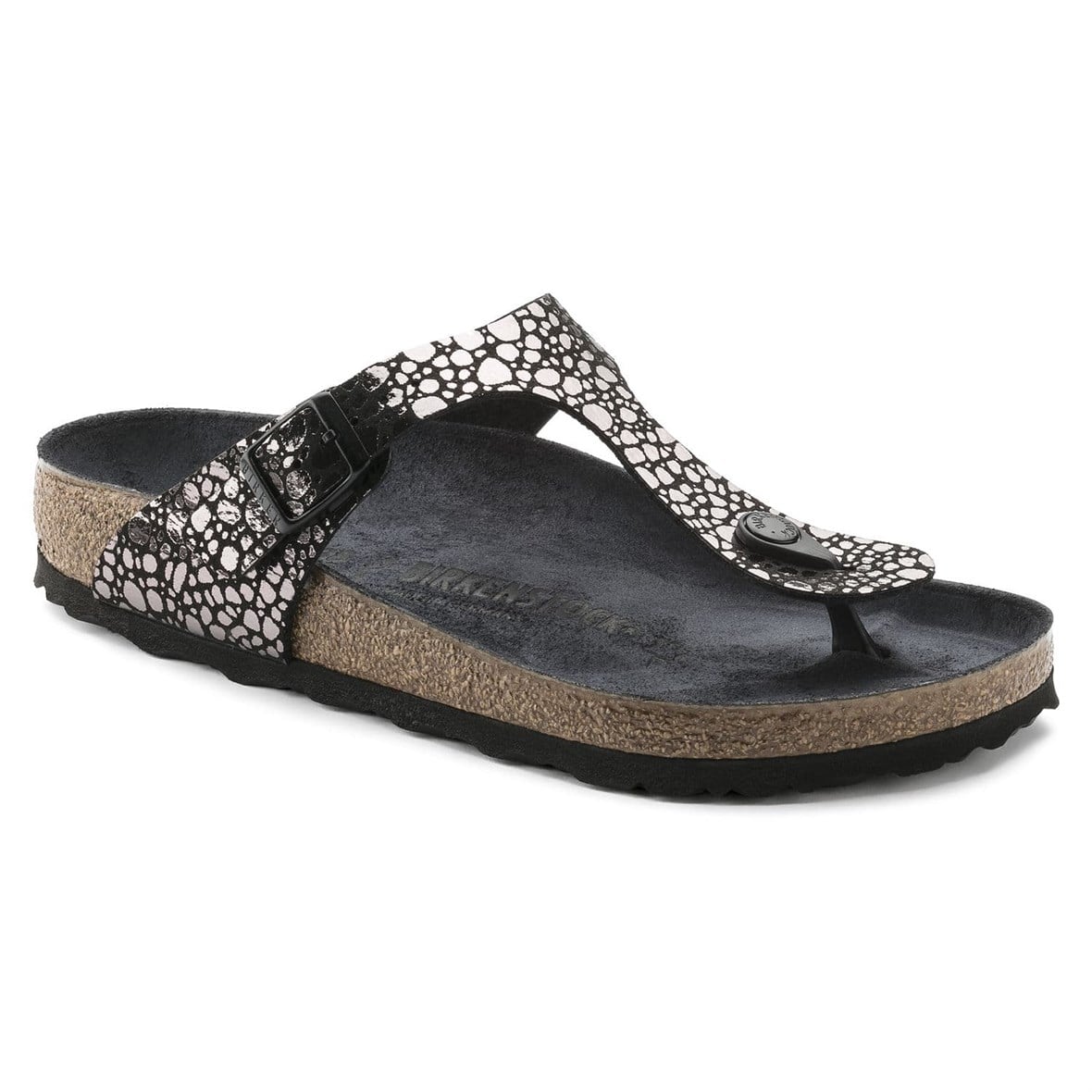 Birkenstock Gizeh Bayan Terlik & Sandalet - Metallic Stones Black