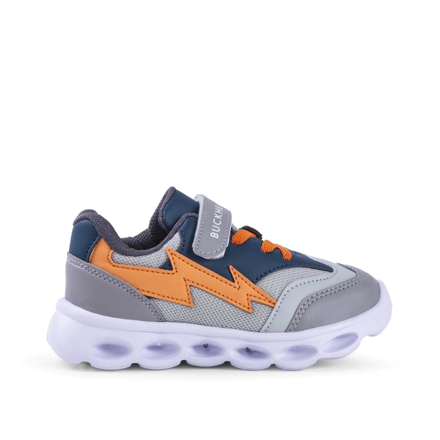 Buckhead Ares BUCK4308-BK270 Işıklı Çocuk Spor Ayakkabı - Gri