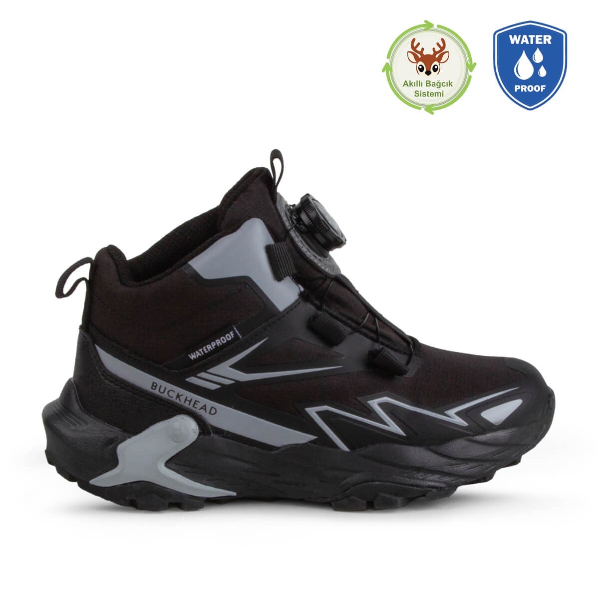 Buckhead Napolyon High BUCK3115-BH001 Su Geçirmez Çocuk Botu - Siyah
