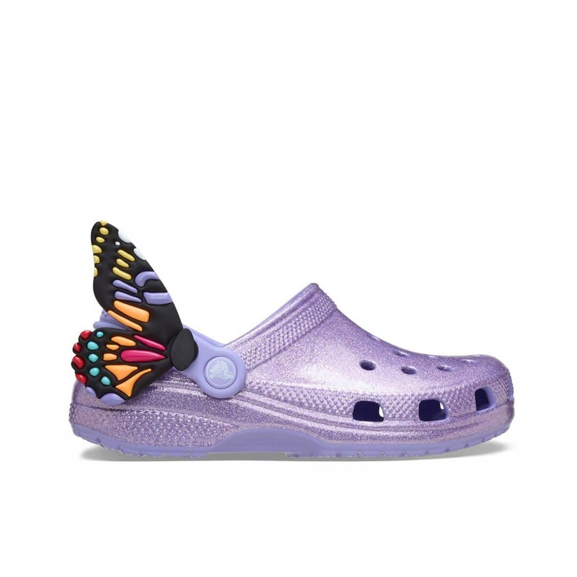 Crocs Classic Iam Butterfly Clog Çocuk Terlik - Mistik Mor