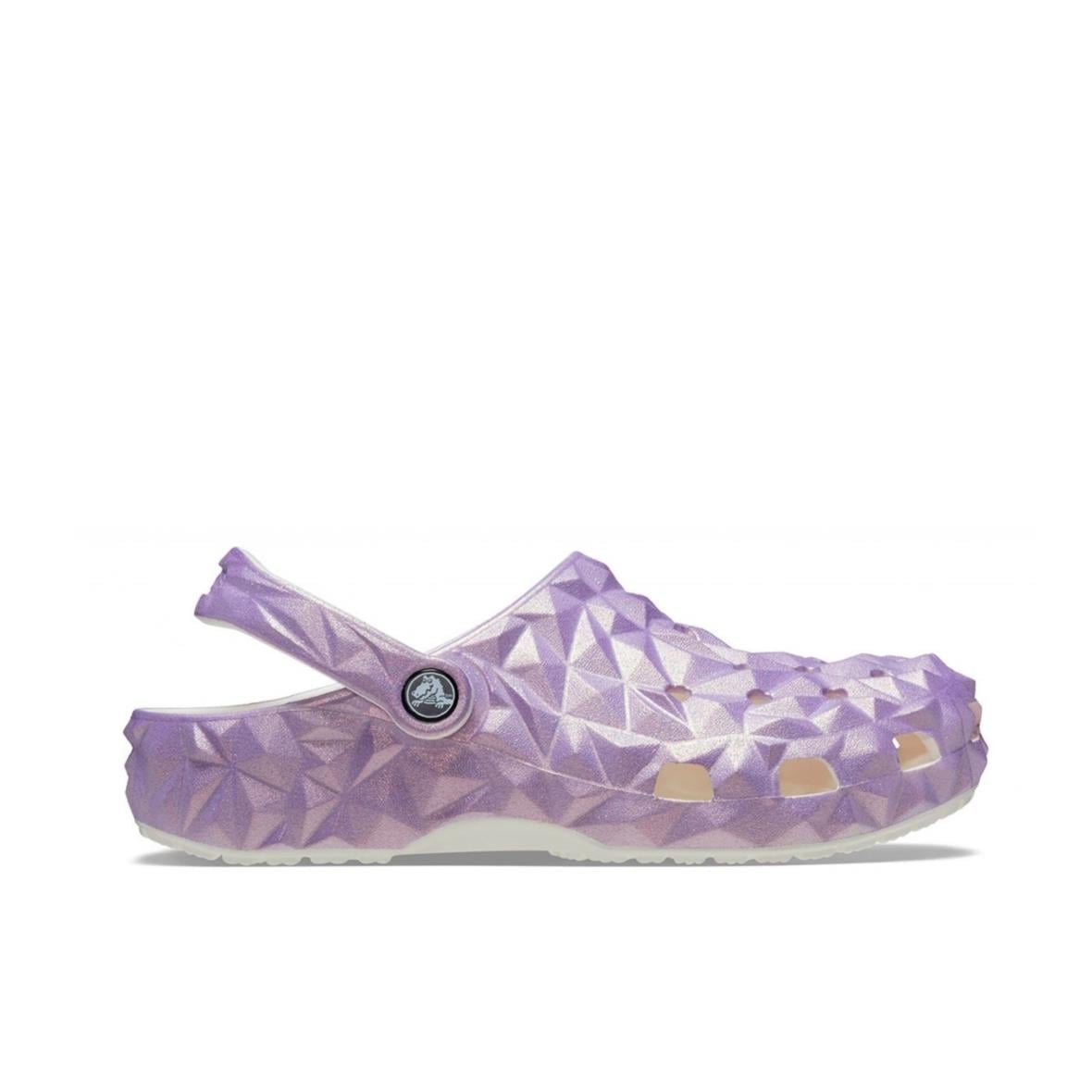 Crocs Classic Iridescent Geo Cgk Çocuk Terlik - Lila