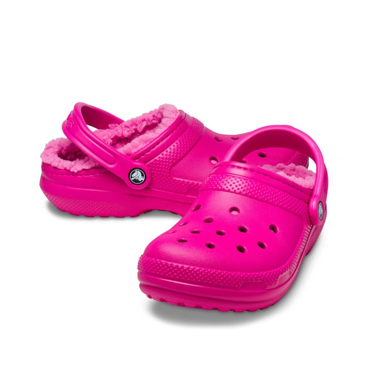Crocs Classic Lined Clog Bayan Terlik & Sandalet - Fuşya