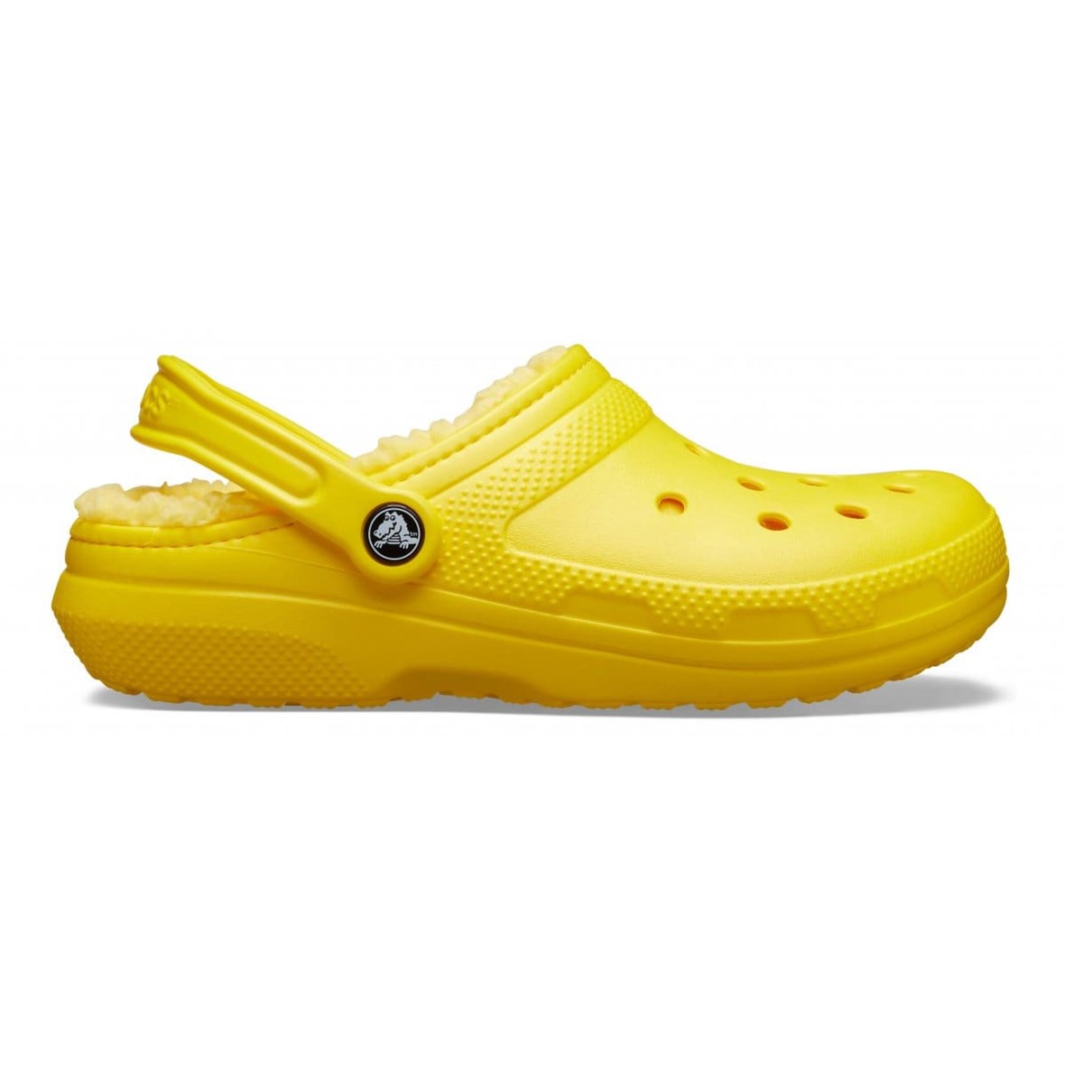 Crocs Classic Lined Clog Bayan Terlik & Sandalet - Limon Sarısı