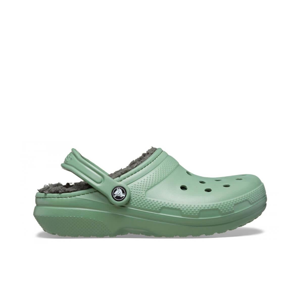 Crocs Classic Lined Clog Erkek Terlik - Yosun