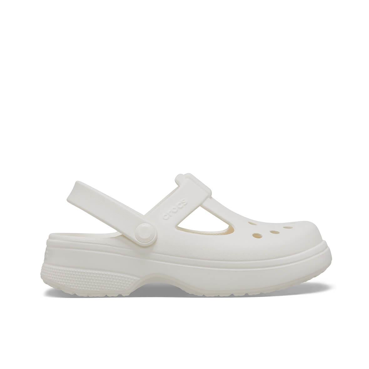 Crocs Classic Mary Jane Clog K Çocuk Terlik - Ekru