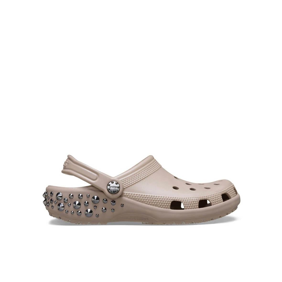 Crocs Classic Studded Clog Kadın Terlik - Taş
