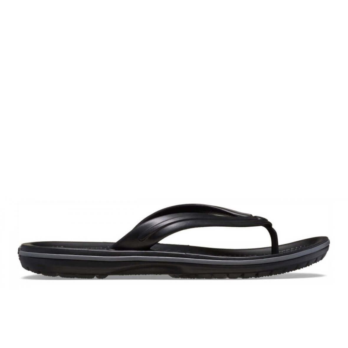 Crocs Coast Flip Erkek Parmakarası Terlik - Siyah / Gri