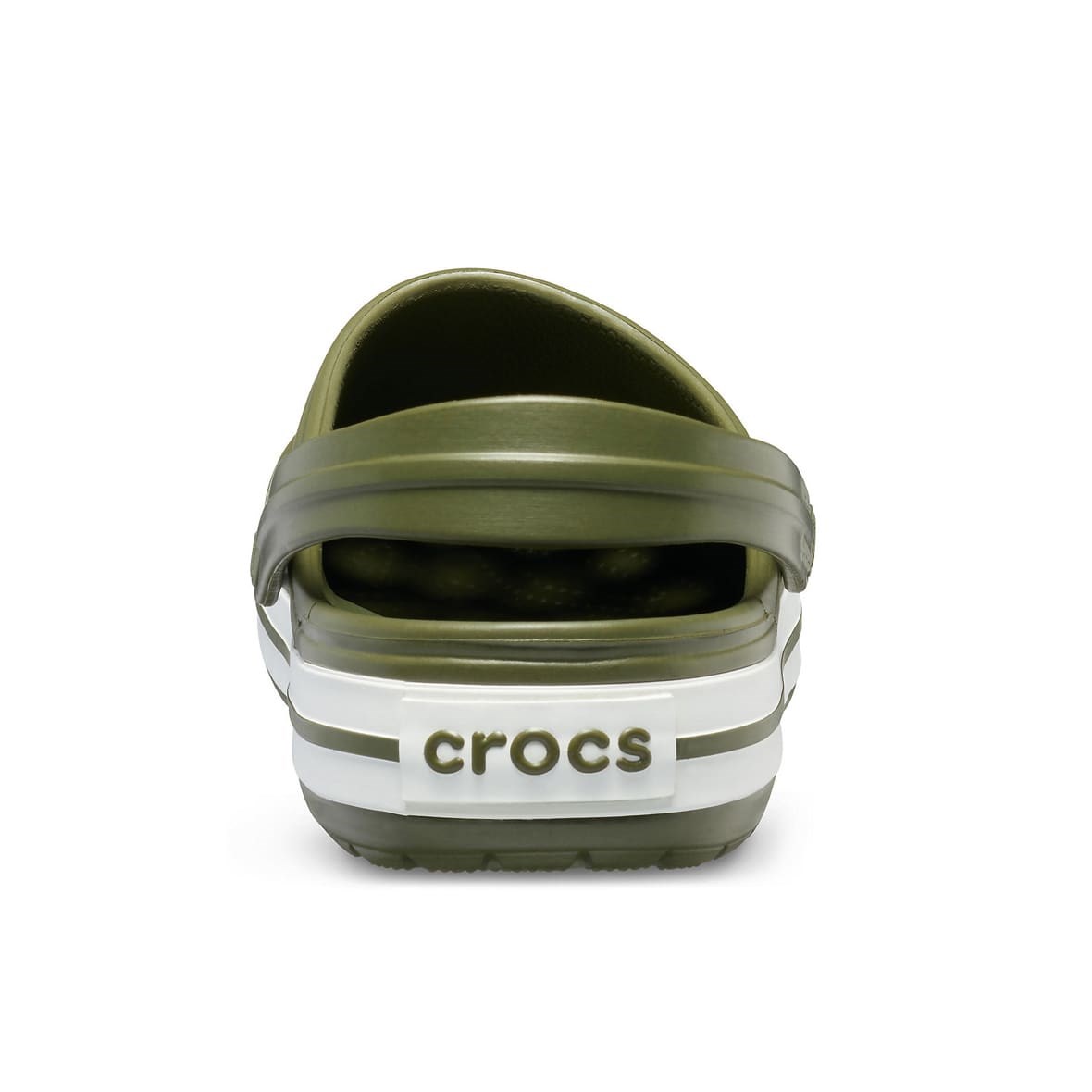 Crocs Crocband Army Green/White (Ordu Yeşili/Beyaz) Bayan Terlik & Sandalet