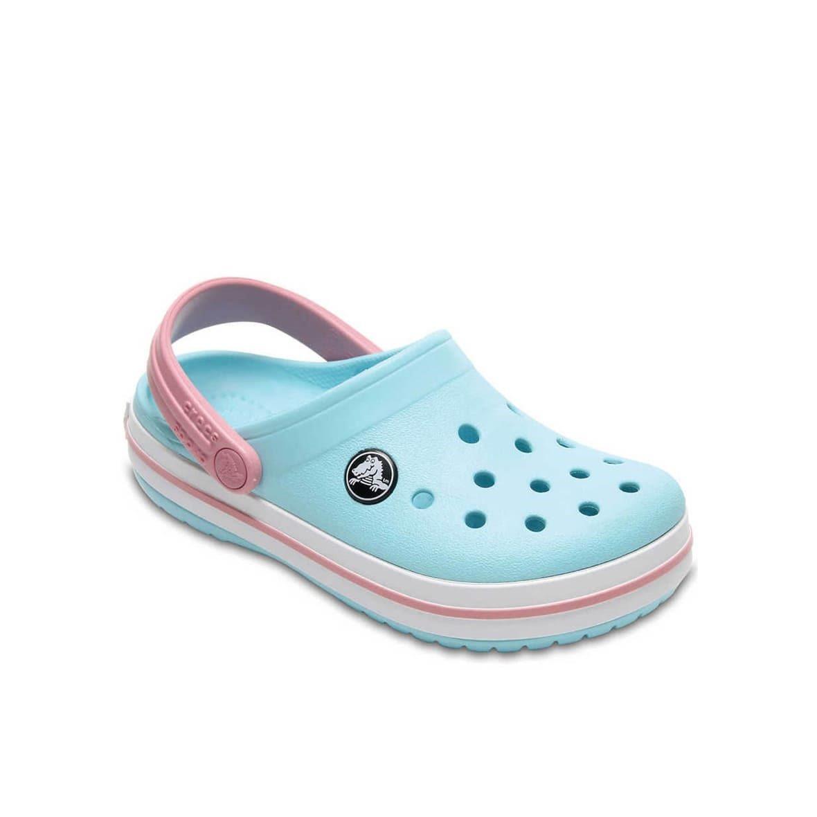 Crocs Crocband Clog K Cocuk Terlik Sandalet Buz Mavi Beyaz