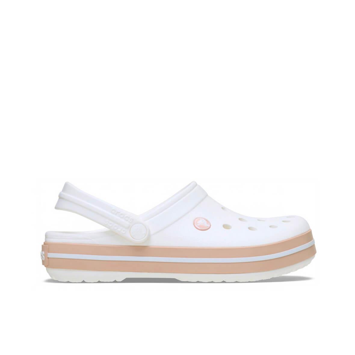 Crocs Crocband Clog Kadın Terlik - Beyaz / Karamel