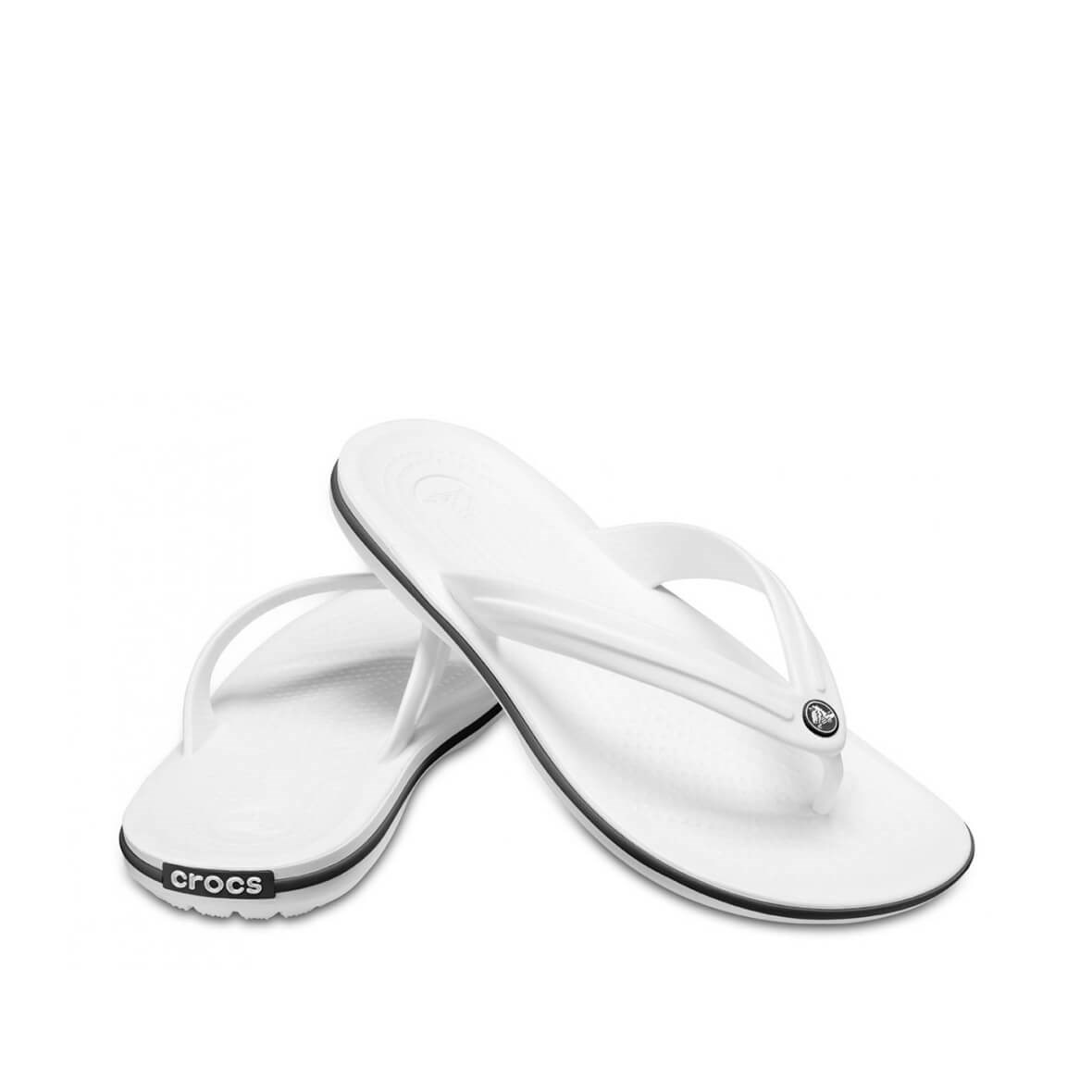 Crocs Crocband Flip Bayan Terlik & Sandalet Beyaz