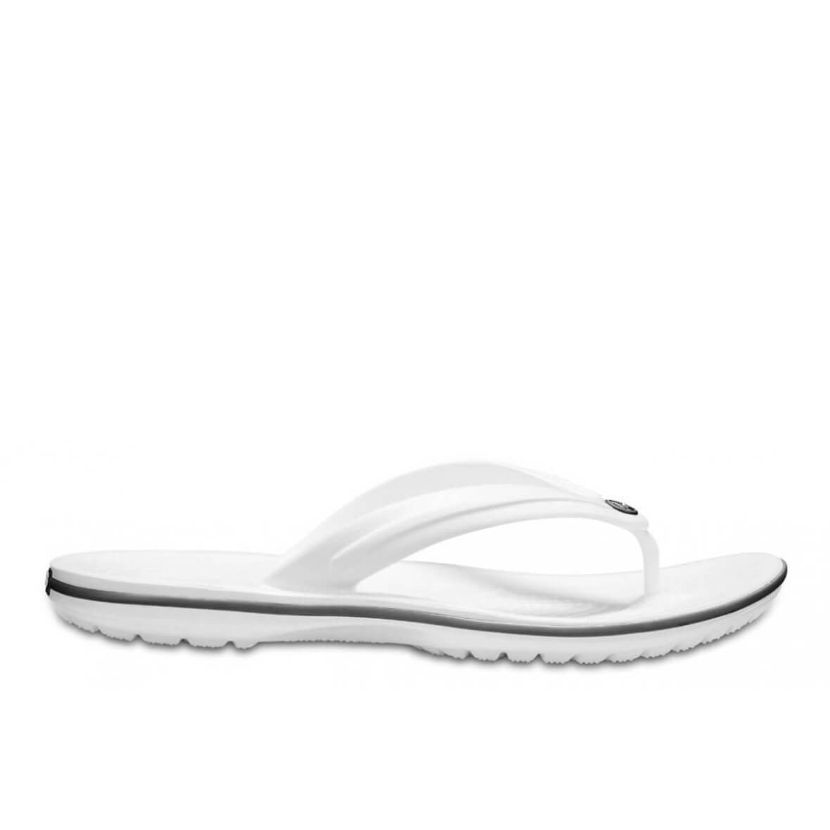 Crocs Crocband Flip Erkek Parmakarası Terlik - Beyaz