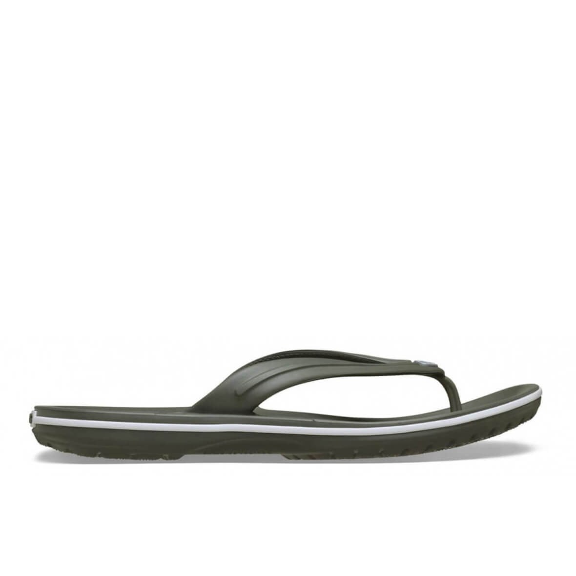 Crocs Crocband Flip Erkek Parmakarası Terlik - Koyu Yeşil