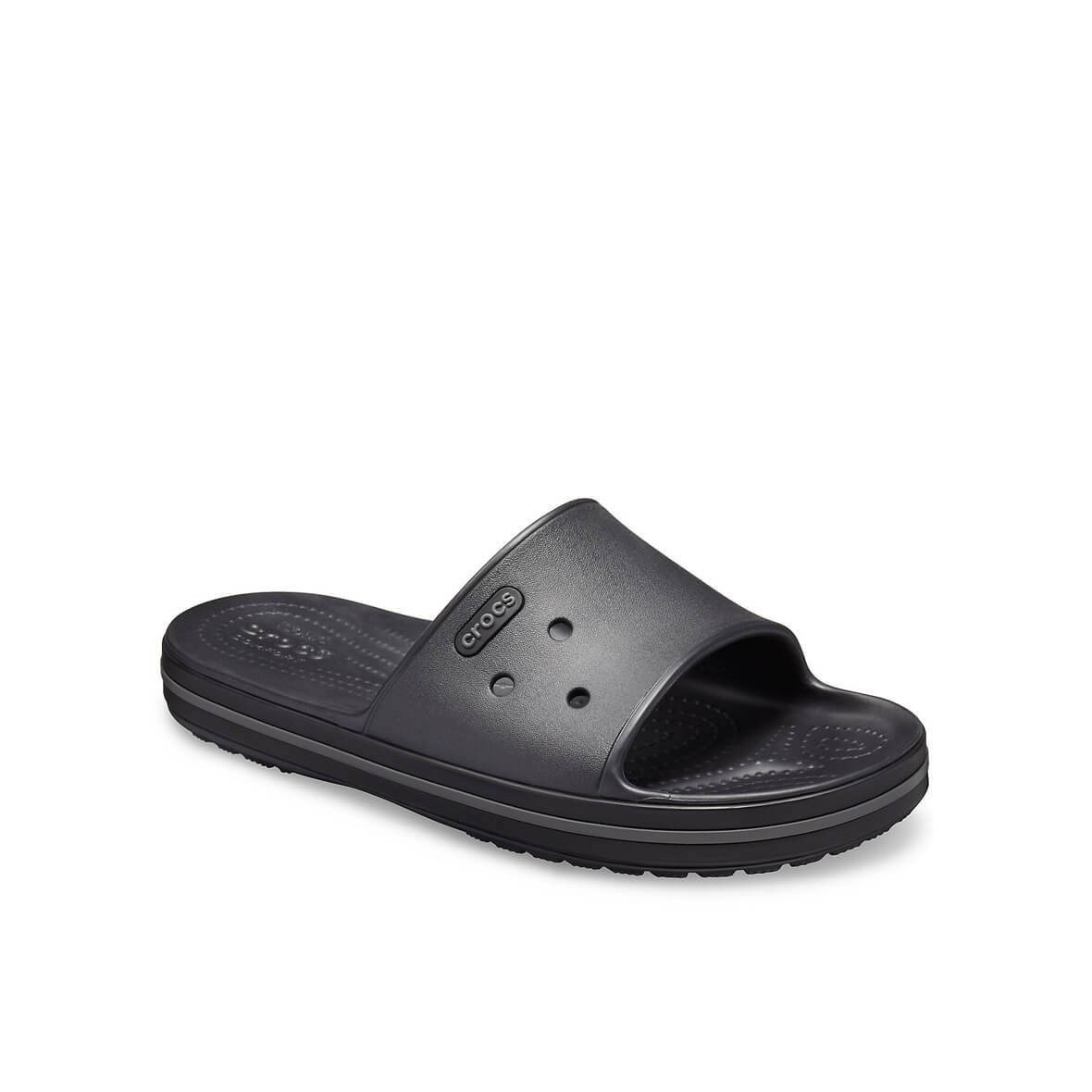 Crocs Crocband III Slide Black/Graphite (Siyah/Grafit) Erkek Terlik &  Sandalet