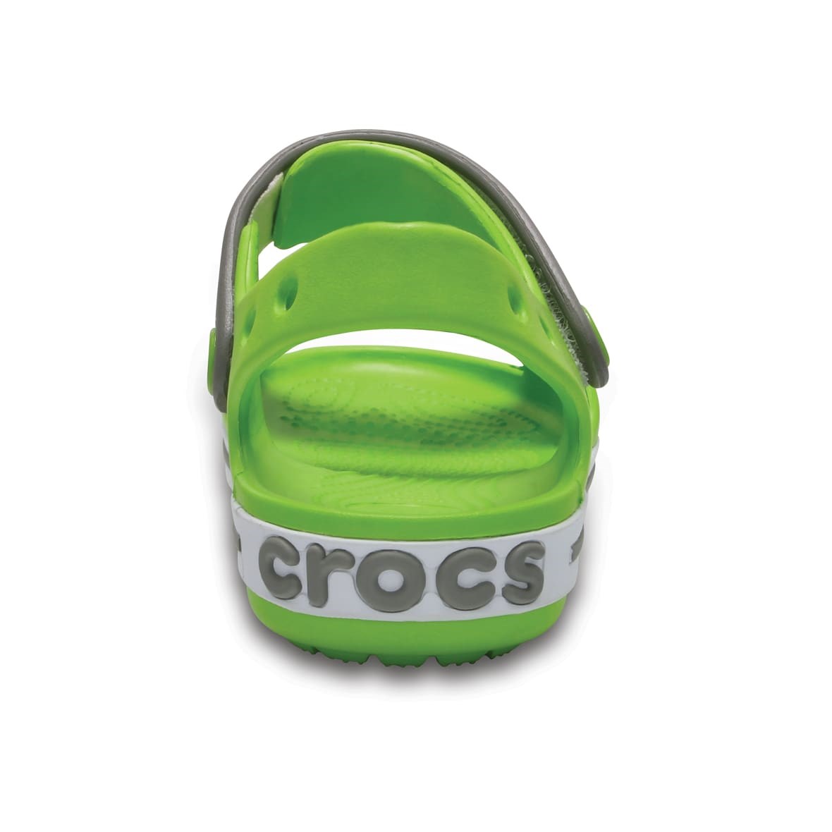 Crocs Crocband Sandal Kids Volt Green/Smoke (Volt Yeşil/Duman) Çocuk Terlik  & Sandalet